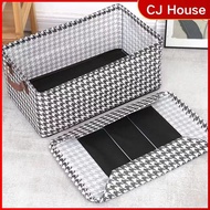 Storage Box Foldable Wardrobe Organizer Linen Storage Box Clothes Organizer Jeans Shirts Pants Sweat
