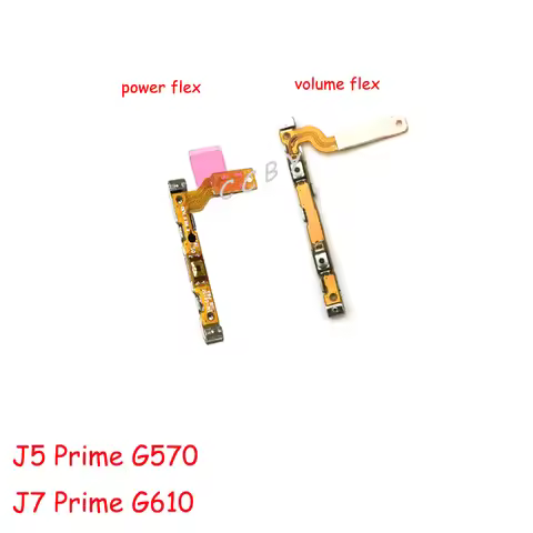 Original Power On Off Volume Up Down Button Switch Flex Cable For Samsung Galaxy J5 Prime G570 / J7 