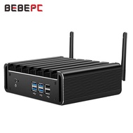สินค้าใหม่ BEBEPC Mini PC In Core I5 5200U I3 7100UFanless คอมพิวเตอร์300M WiFi HDMI Windows 10 4K U