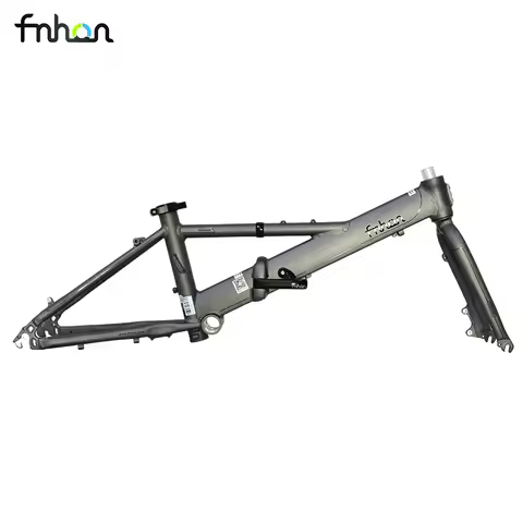 Fnhon Monsoon 20" 406 451 Alloy Folding Bike Frameset Frame Fork Handlepost Disc Brake Bicycle Folda