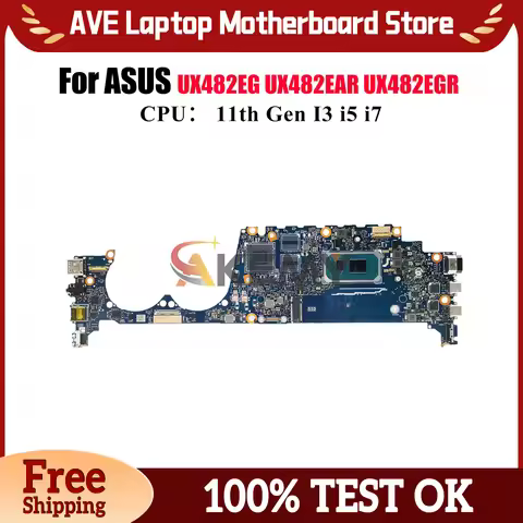 UX482EAR Laptop Motherboard For ASUS BX482E UX482EA UX482EGR UX482E UX482EAR UX482EG UX4100E BE482E 