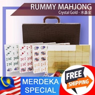 [Ready Stock] Rummy Mahjong Set Gold Edition [Fast Delivery]Ready Stock] Rummy Mahjong Set Gold Edit