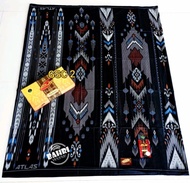 Atlas Idaman Kembang New Motif BHS SKE SGE SGS SGF SIF SID Spesial Warna Hitam Sarung Al Samsi Signa