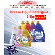 BREEZE BOTTLE LIQUID DETERGENT 3.6KG