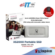 Kingston XS2000 (500GB/1TB/2TB) Portable SSD USB Type-C 20Gbps