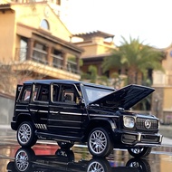 1:32 Benzs G63 G65 SUV ล้อแม็กรถยนต์รุ่น D Iecast โลหะนอกถนนยานพาหนะรถยนต์รุ่นจำลองแสงเสียงคอลเลกชันเด็กของเล่นของขวัญ