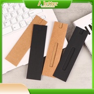 50Pcs Kraft Pen Sleeve Pouch,Pen Box Gift Sleeve,Kraft Paper Pen Case