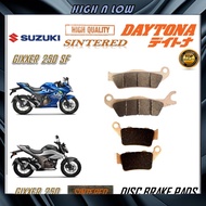 SUZUKI GIXXER 250 GIXXER 250 SF BRAKE PADS SINTERED LONG LIFE TOP QUALITY