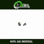NEPEL GAS UNIVERSAL  - PENGIKAT TALI / KABEL GAS (Harga Per 1 biji)