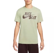 Nike Men's Sportswear Tee Just Do It Swoosh, Oil Green (as1, Alpha, one_Size, l, Regular, Regular)