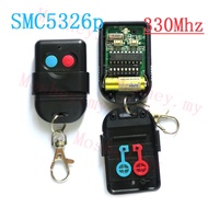 【High quality】330Mhz Auto Gate Remote Control SMC5326 8DIP 2pcs 5326 chip Switch remotecontrol (Free