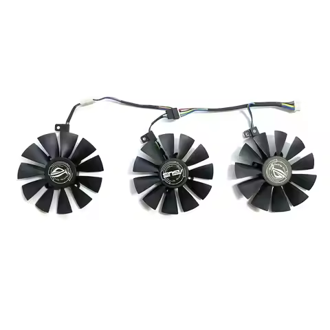 For Asus Radeon R9 R9 390 RX VEGA56 VEGA56 VEGA64 ROG Strix Gaming Graphics Card New 88mm 4Pin FDC10