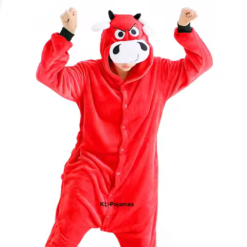 Unisex Adult Animal Onesie Pajamas Women's and Men's Anime Cosplay Sleepwear One Piece Pyjama Pijama