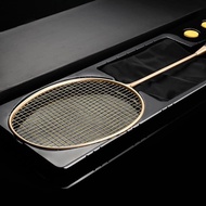 High aesthetic badminton racket single racket, all carb High-value badminton racket single racket Full Carbon Carbon Fiber Durable Ultra-light Small Black racket Training racket 4u5u
