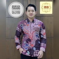 PRIA KEMEJA Men's Batik Shirt, Men's Batik Shirt, Men's Long Sleeve Batik, Brawijaya Men's Batik Hem, Batik M L XL XXL