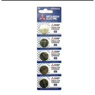 Mitsubishi Electric CR 2032 3V Button Cell Battery CR2032 (5 pcs)