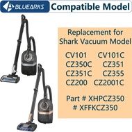 CZ351 Filter Part Compatible with Shark CV101 CZ200 CZ350 CZ351 CZ355 CZ2001 Vertex Canister Pet Bag