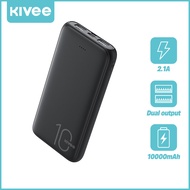 KIVEE พาเวอร์แบงค์ พาวเวอร์แบงค์ พาวเว่อร์แบงค์ Power Bank 10000mAh แบตสำรอง พาวเวอร์แบงค์ แบตเตอรี่สำรอง for iPhone Xiaomi Samsung iPhone Huawei Model no.PT62