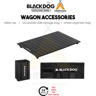 Blackdog Wagon Accessories Table Top Accessories Side Storage Bag Wheel Organizer