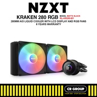 NZXT Kraken 280 RGB - 280mm AIO Liquid Cooler with LCD Display and RGB Fans - 150RPM Fan Speed (6Yrs