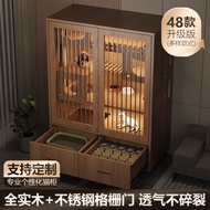 Solid Wood Cat Cage Cat Villa Cat House Cat Litter Luxury Cat Villa Cat Cage Cat Cabinet Cat Room Ca