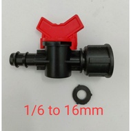 Stop Female Faucet 1/2 To 16mm Check Valve 1/2 16mm Thread In Stop Plastic Faucet 1/2 To 16mm