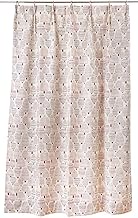 Quarter Report Curtain, Choose From 16 Sizes, Russka, Natural, Width 59.1 x Length 74.8 inches (150