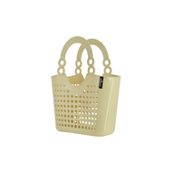 ดีเคดับบลิว DKW(Official) กระเป๋าถือ ช้อปปิ้งแบ็ค รุ่น Bubble HH-3200 สีครีม