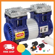 Đầu máy nén khí motor Đồng không dầu Công suất thực 800W tốc độ 1450v/phút hiệu HTC HTC800HD