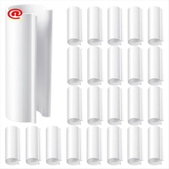 32 Piece Snap Clamp White 12.7mm for PVC Pipe Greenhouses,Row Covers,Pool Cover Clips,Shelters,Bird 