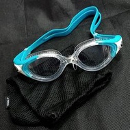 SPEEDO泳鏡-無度數/女用/窄臉適用/成人運動泳鏡Futura Biofuse /SD811312C105透明藍