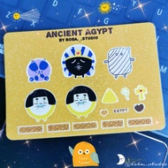 Ancient Egypt Sticker Sheet by Boba._.studii