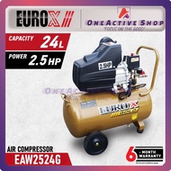 EUROX 2.5HP 24L Air Compressor EAW2524 / EAX2524 - 6 Month Warranty ( EUROX DIRECT AIR COMPRESSOR EA