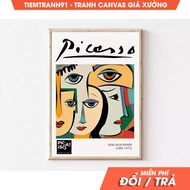 Wall paintings, Picasso, Large Art, Eclectic Wall Art, Maximalist Decor, Funky Home Decor, Apartment