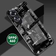 Oppo A60 - Softcase Glass Kaca - Casing Oppo A60 - Terbaru Case Oppo A60