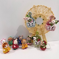 Sylvanian Families - princess set, ghost cat, exploration set, rainy days, fairy tale, raincoat, yum