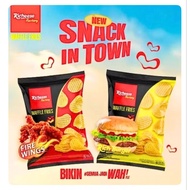 Richeese Factory Waffle Fries Burger Cheese Chicken Spicy Fire Wings 54gr