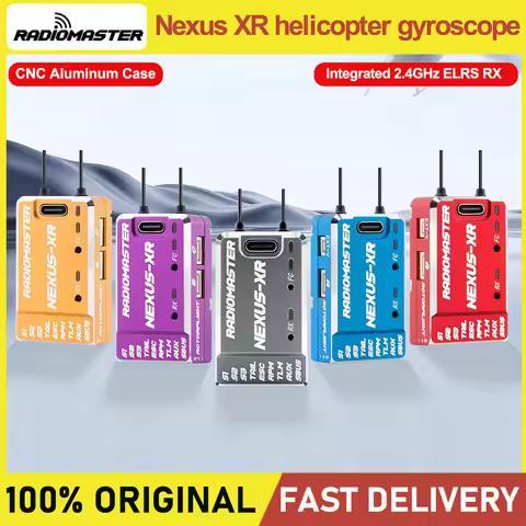 Radiomaster Nexus XR Helicopter gyroscope with built-in 2.4GHz ExpressLRS receiver CNC aluminum allo
