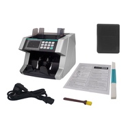 BABEDUO 【Upgrade】Automatic Money Counter Machine with Double LED Display Cash Register Portable Mult