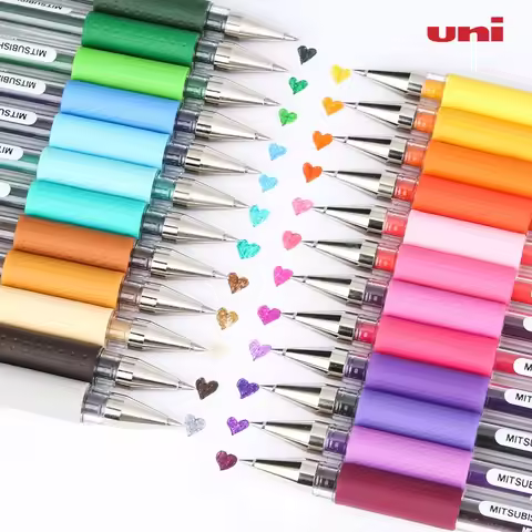 1pc Japan UNI Ball UM-151 Color Gel Pen Student Examination Signature Pen Replaceable Core 0.28/0.38