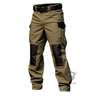 Eaglade กางเกงสินค้าที่มีกลยุทธ์สำหรับผู้ชายใน A01 Sp2สีเขียว