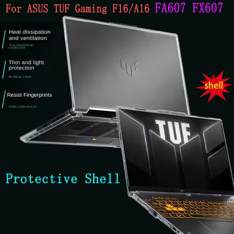 Notebook hard shell For 2025/2024 ASUS TUF Gaming A16/F16 FA607 Laptop Case FX607/FA608 anti-fall ca