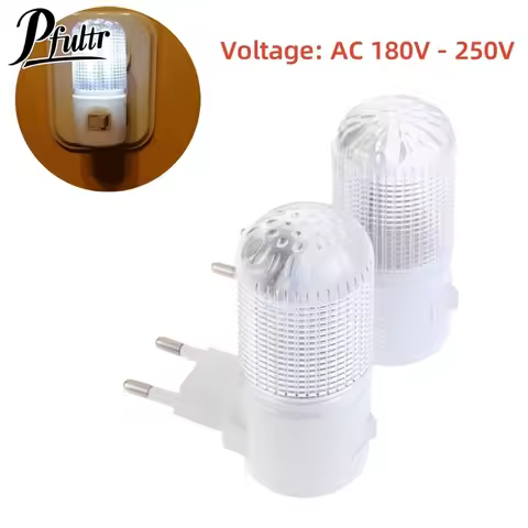 2Pcs Emergency Light Wall Lamp Home Lighting LED Night Light EU Plug Bedside Lamp Wall Mounted Energ