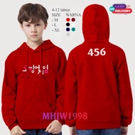 Hoodie Sweater Squid Game Kids Squid Game Kids Squid Game Kids 456 Squid Game Kids Squid Game Boys S