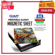 QUAFF Magnetic Printable Glossy Paper A4 (20 sheets per pack)