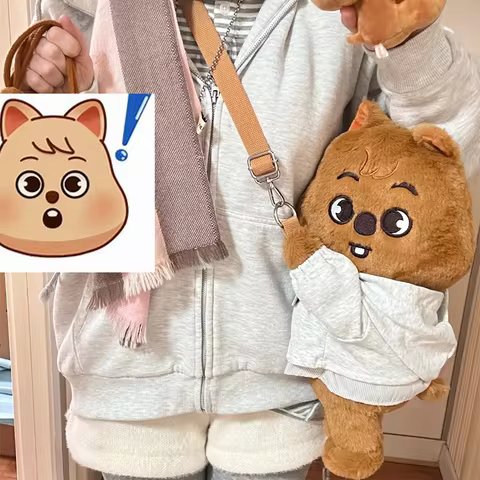 SKZOO Stray Kids Incheon Plush Crossbody Bag Idol Same Style Bangchan Felix Children Adult Fans Gift