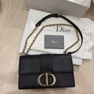 Dior 蒙田30 Montaigne 牛皮荔枝紋鏈條包
