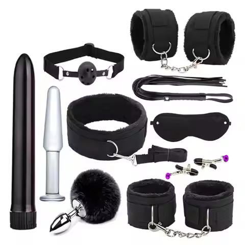 Adult Bed Game Set Safety Womens Mens Comfortable Bondage Romance BDSM Sexx Cosplay Vibrator Breast 
