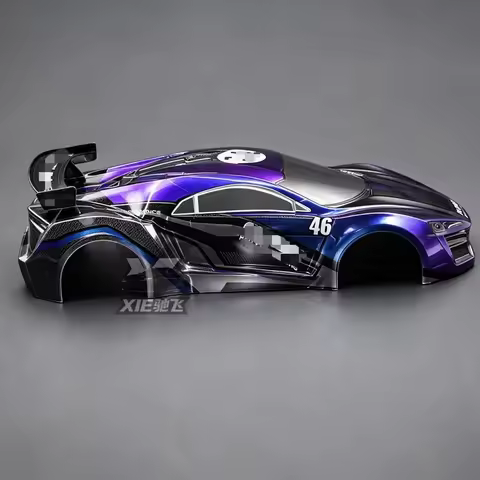RC Drift Racing PVC Body Shell Upgrade Part 1/10 RC Model Car for MJX TT01 TT02 XV01 PTG customizabl