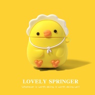 Applicable To Airpods Protective Case Silicone Airpod2 Protective Case Apple Earbuds Case Airpodspro